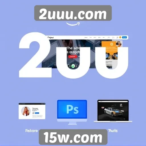 Evolução do design do site 2uuu.com ao longo do tempo